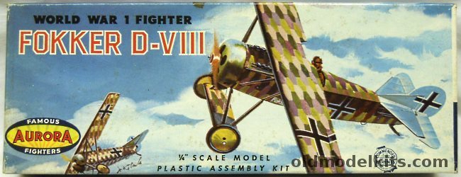 Aurora 1/48 Fokker D-VIII - The Flying Razor, 135-69 plastic model kit